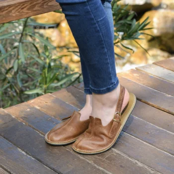 Brown Lady Bug Barefoot Women's Sandals