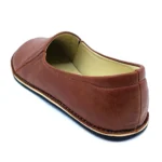 dark brown barefoot women loafer handmade