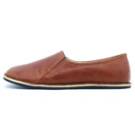 dark brown barefoot women loafer