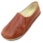 dark brown barefoot women loafer
