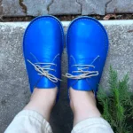 Women’s Blue Barefoot Oxford