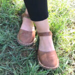 Brown Minimalist Earthing Sandals