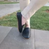 Women’s Black Barefoot Earthing Penny Loafer