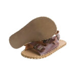 turkish barefoot sandals dark brown