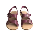 women’s double buckle sandals