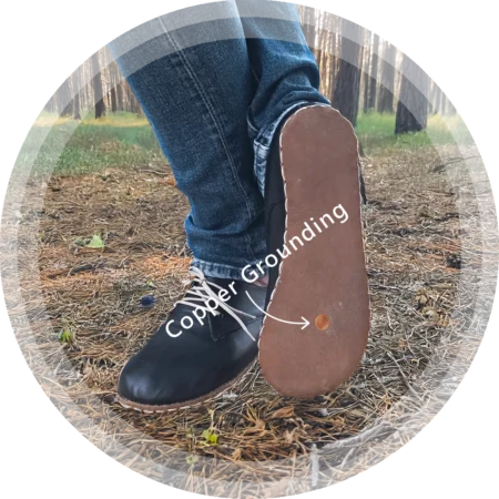 Copper Rivet Grounding Shoes