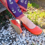 Orange Earthing Ballet Shoes