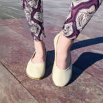 Beige Earthing Ballet Shoes