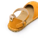 Women’s Yellow Suede Minimalist Grounding Sandals