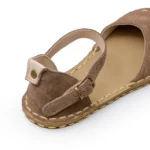 Suede Taupe Women Sandals
