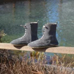 Women’s Gray Suede Boots