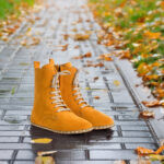 Women’s Yellow Suede Earthing Long Boots