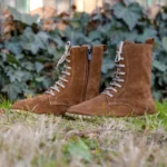 Women’s Brown Suede Earthing Long Boots