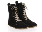 Ruby Black Suede Women’s Boots