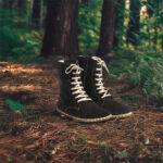 Women’s Black Suede Earthing Long Boots