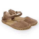 Suede Taupe Women Sandals