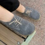 Gray Oxford Shoes For Women