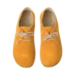 Yellow Suede Oxfords