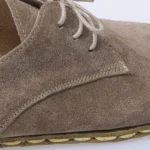 women suede oxfords