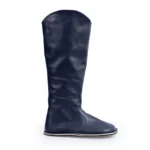 women barefoot high boots