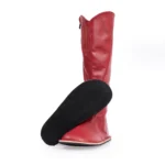 Red Knee High Boots For Women