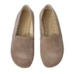 Women-Taupe-Suede-loafer-22fsf