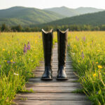 knee high boots black