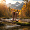 Barefoot Knee High Boots Brown