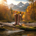 Barefoot Knee High Boots Brown