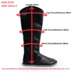 Knee High Boots Tan Color