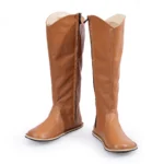 Knee High Boots Tan Color