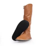 Knee High Boots Tan Color