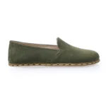 women-green-suede-loafer-8738j