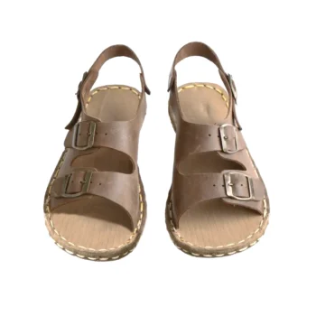 Mink Barefoot Earthing Double Buckle Sandals