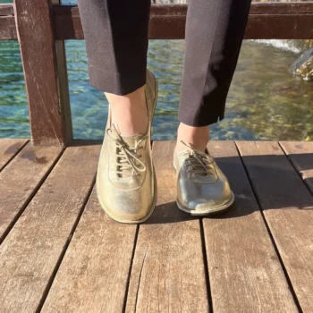Women’s Gold Barefoot Sneakers