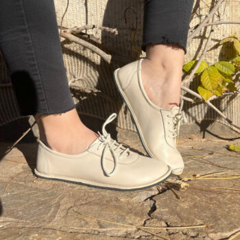 Women's Beige Barefoot Sneakers
