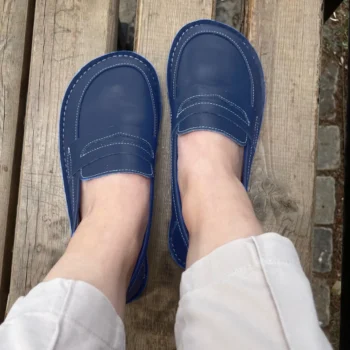 Women’s Navy Blue Penny Loafer