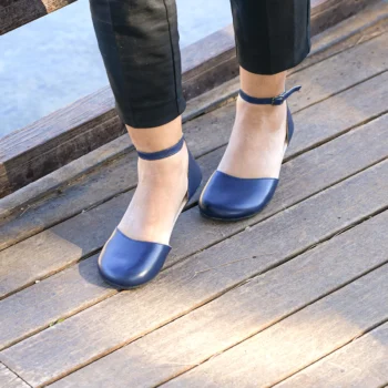 Navy Blue Mary Jane Sandals