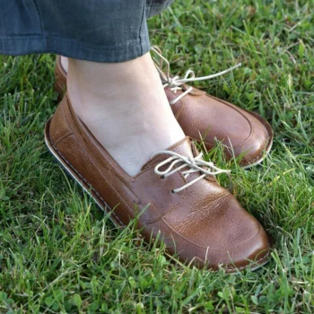 Women’s Dark Brown Barefoot Boat Moccasins