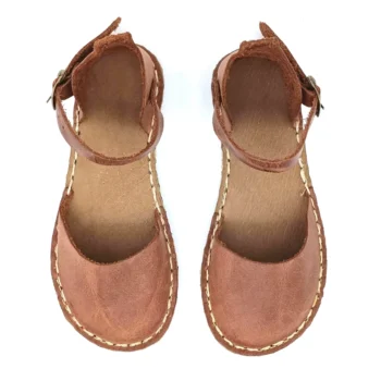 Brown Minimalist Earthing Sandals