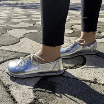 Women’s Silver Barefoot Sneakers