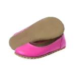 pink color ballet flats shoes