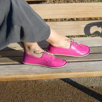 Women’s Pink Barefoot Boat Moccasins