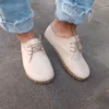 Women’s Earthing Beige Barefoot Oxford Shoes