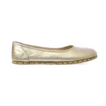 Gold Color Leather Ballet Shoes 2442ffe