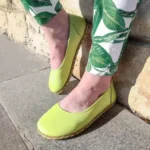 Pistachio Green Earthing Ballet Flats