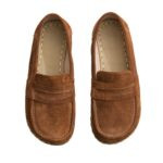 Women’s Penny Loafers Grounding – Brown Suede