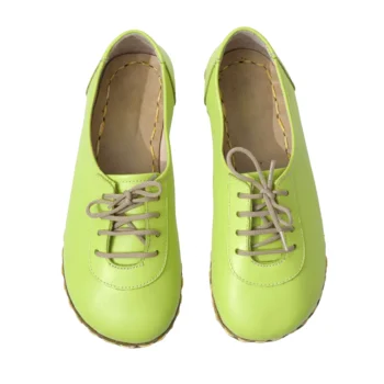 Pistachio Green Earthing Sneakers For Women