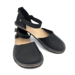 Black Barefoot Minimalist Women's Sandals