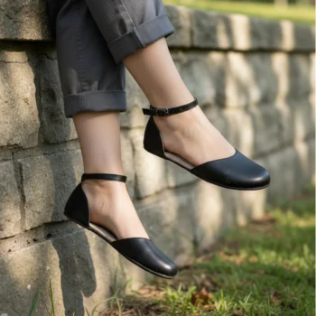 Black Mary Jane Sandals